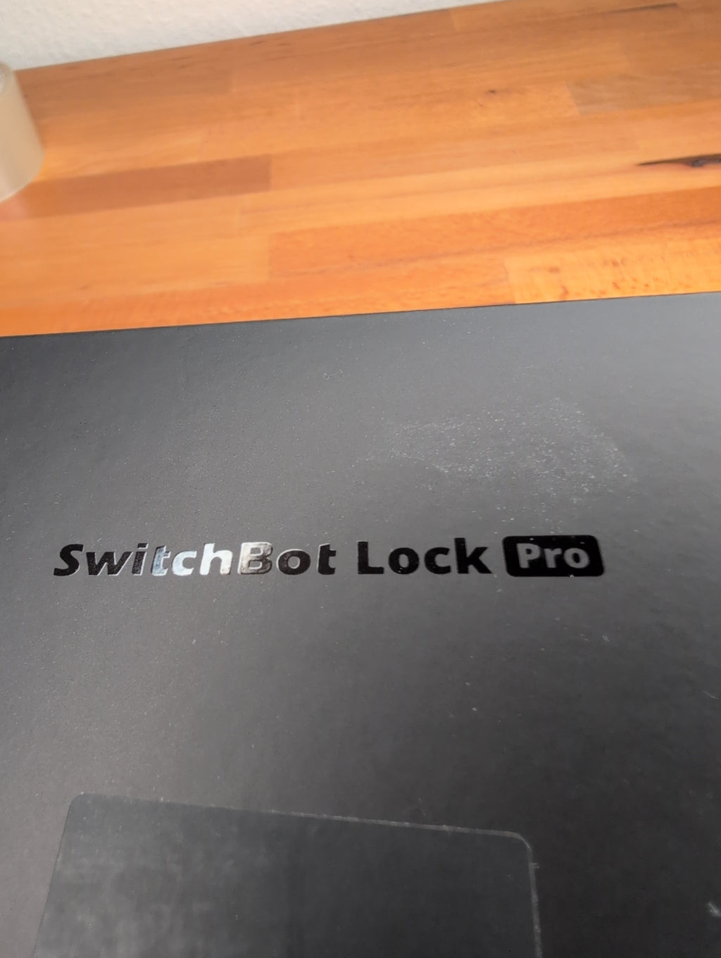 SwitchBot WLAN Smart Lock Pro mit Touchscreen-Tastatur, Türriegelschlösser, Smartes Türschloss, Elektronisches Türschloss, Türöffner per App, Fingerprint, Code, Alexa, Google, unterstützt Matter (gebraucht)