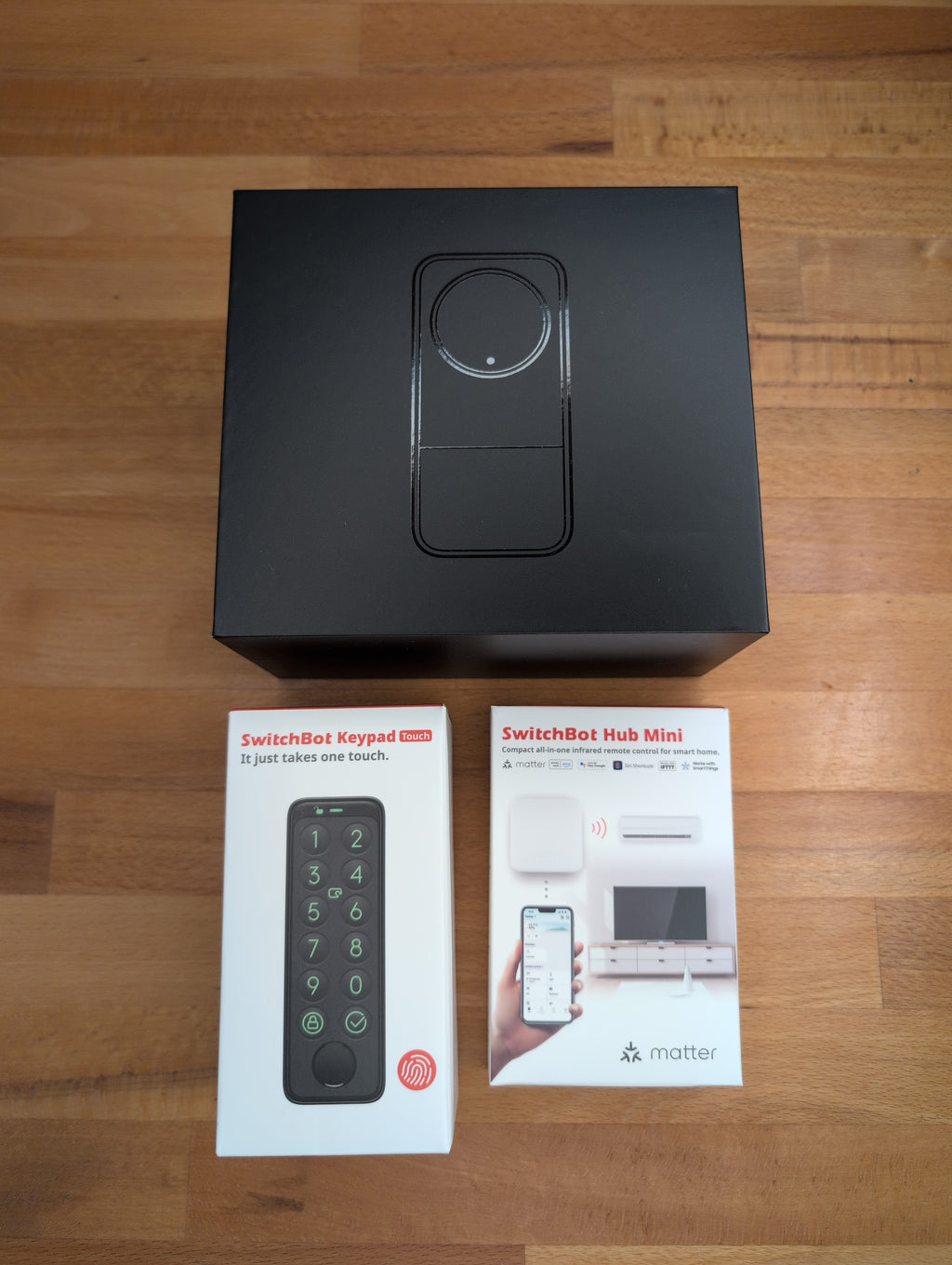 SwitchBot WLAN Smart Lock Pro mit Touchscreen-Tastatur, Türriegelschlösser, Smartes Türschloss, Elektronisches Türschloss, Türöffner per App, Fingerprint, Code, Alexa, Google, unterstützt Matter (gebraucht)