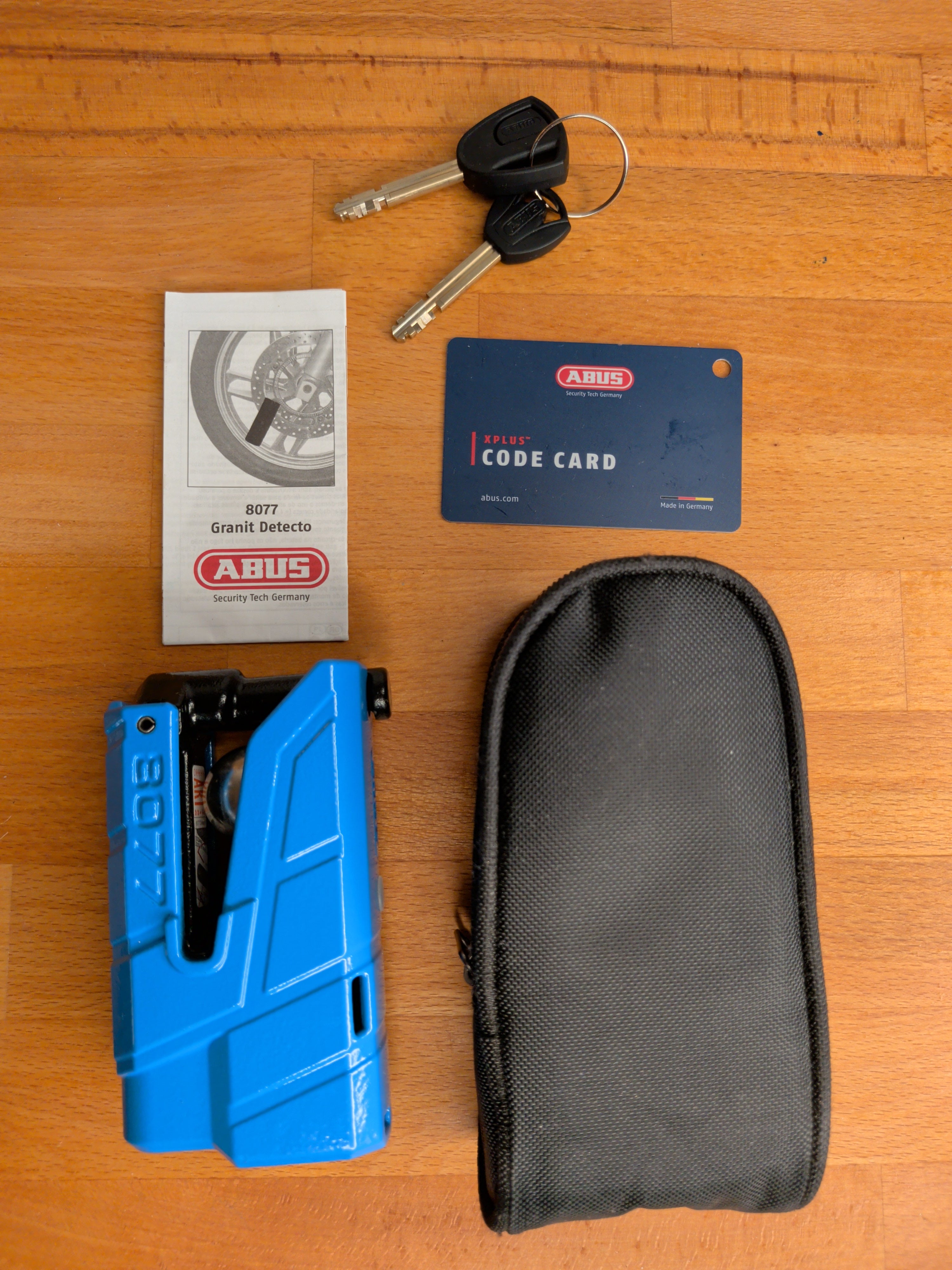 Abus 8077 Granit Detecto XPlus Bremsscheibenschloss (gebraucht)