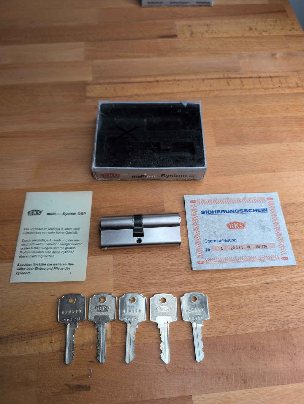 BKS MultiPin (System DBP) Europrofil-Doppelzylinder in 37mm/42mm