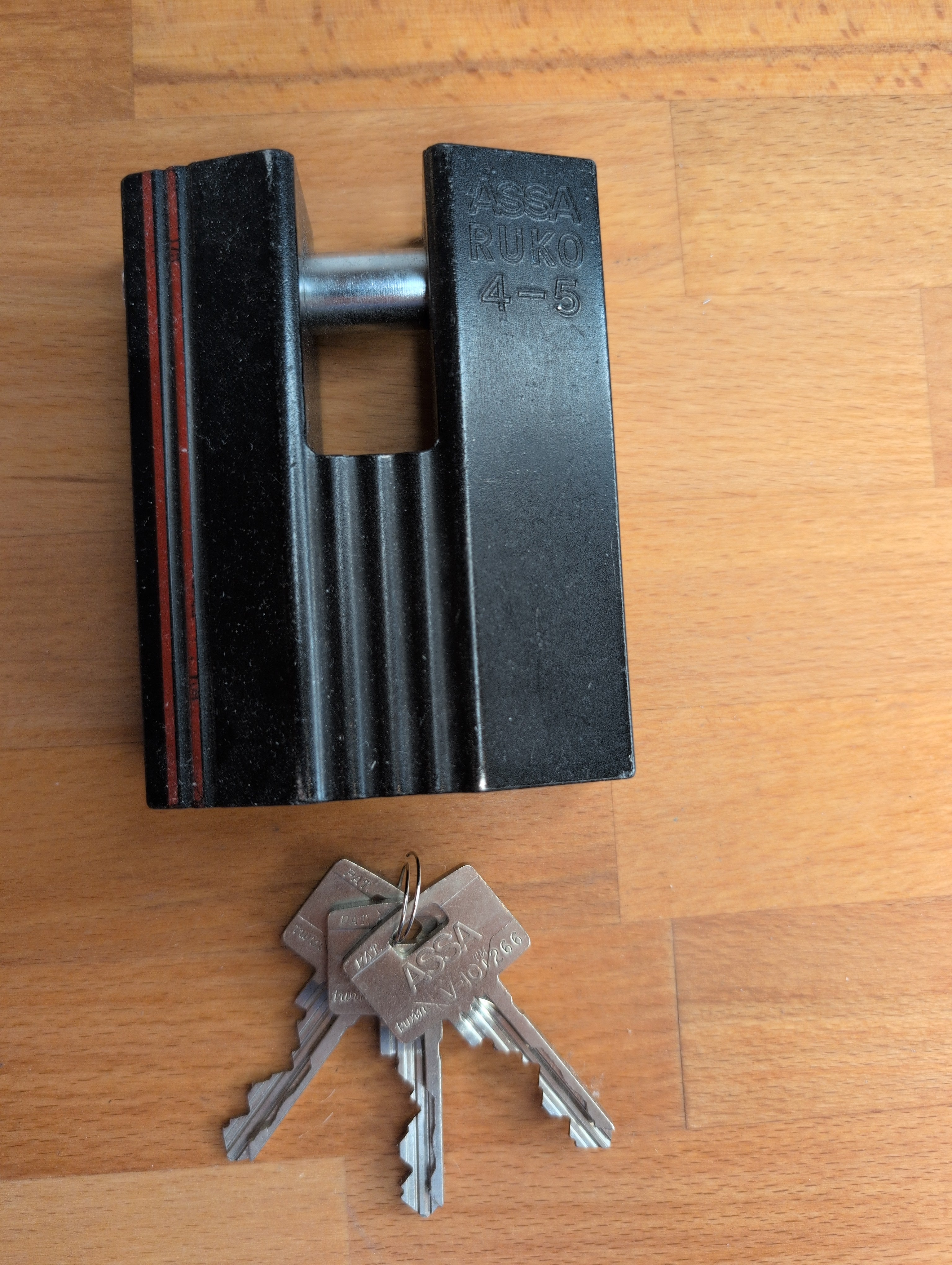 Assa Ruko 4-5 Twin V-10 / Twin 2 Vorhängeschloss (gebraucht)