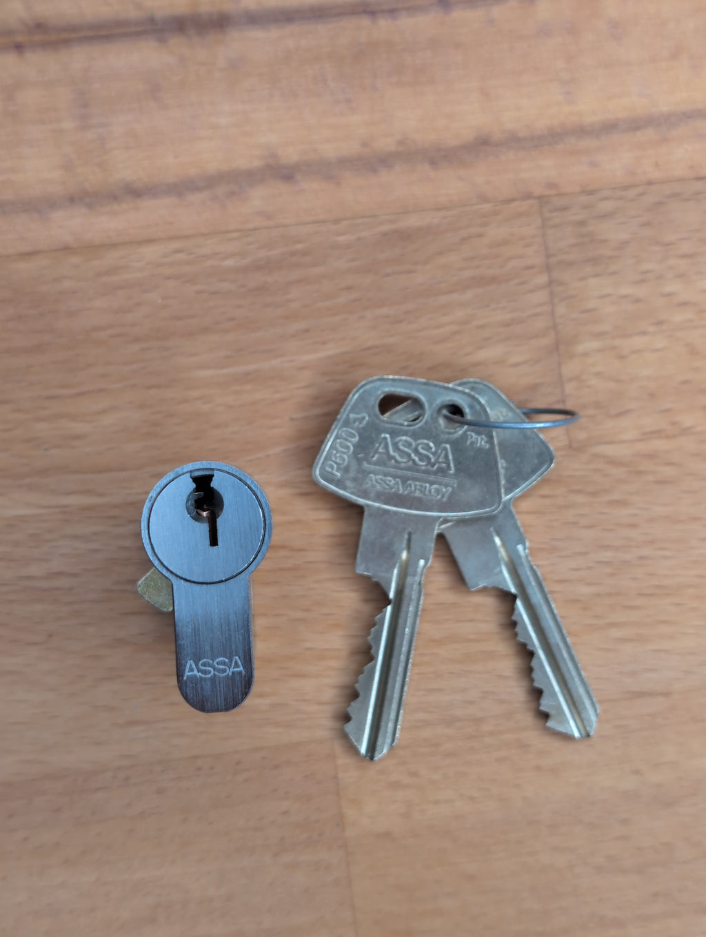 Assa P600 / D12 / Serie 1200 Europrofil-Halbzylinder in 30mm/10mm (gebraucht)