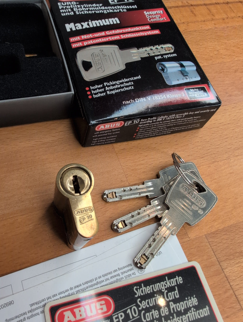 Abus EP 10 Europrofil-Halbzylinder in 30mm/10mm (gebraucht)
