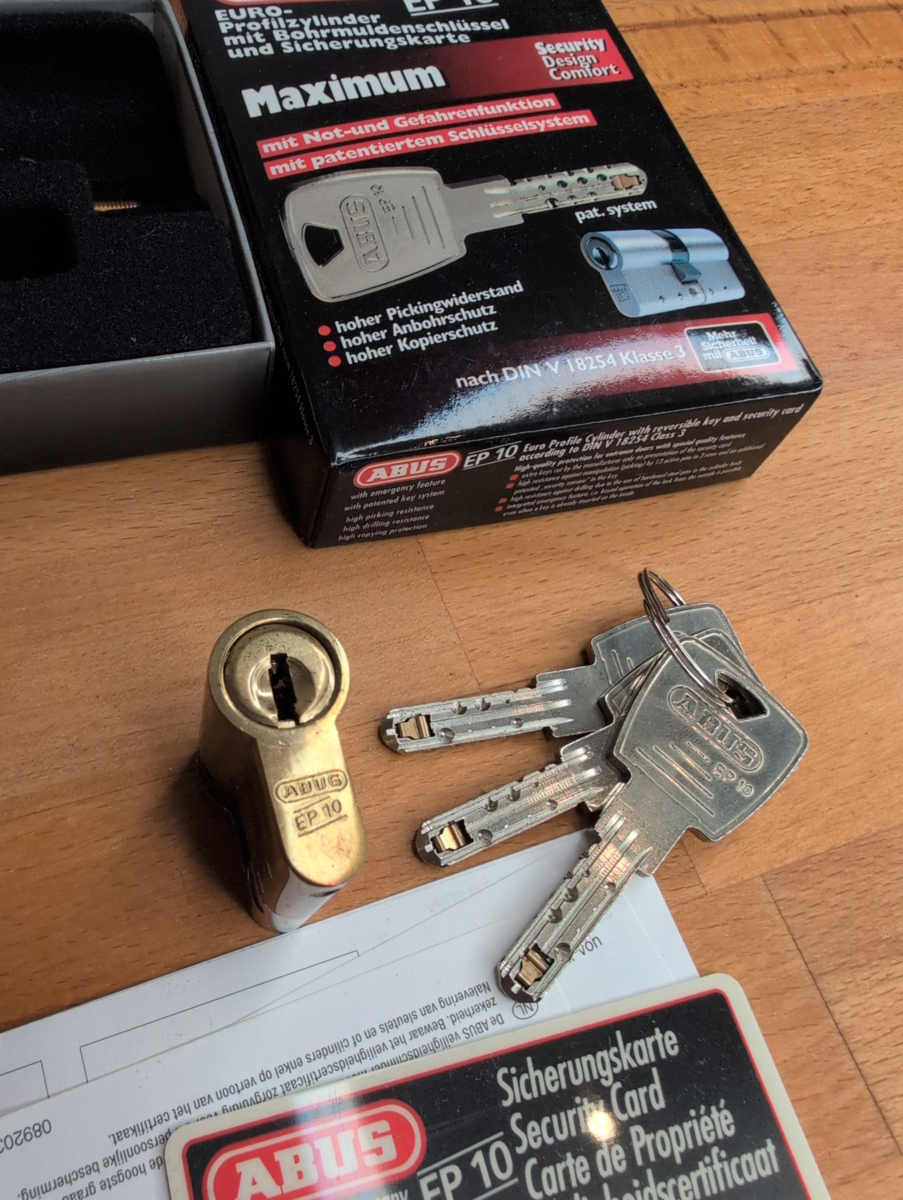 Abus EP 10 Europrofil-Halbzylinder in 30mm/10mm (gebraucht)