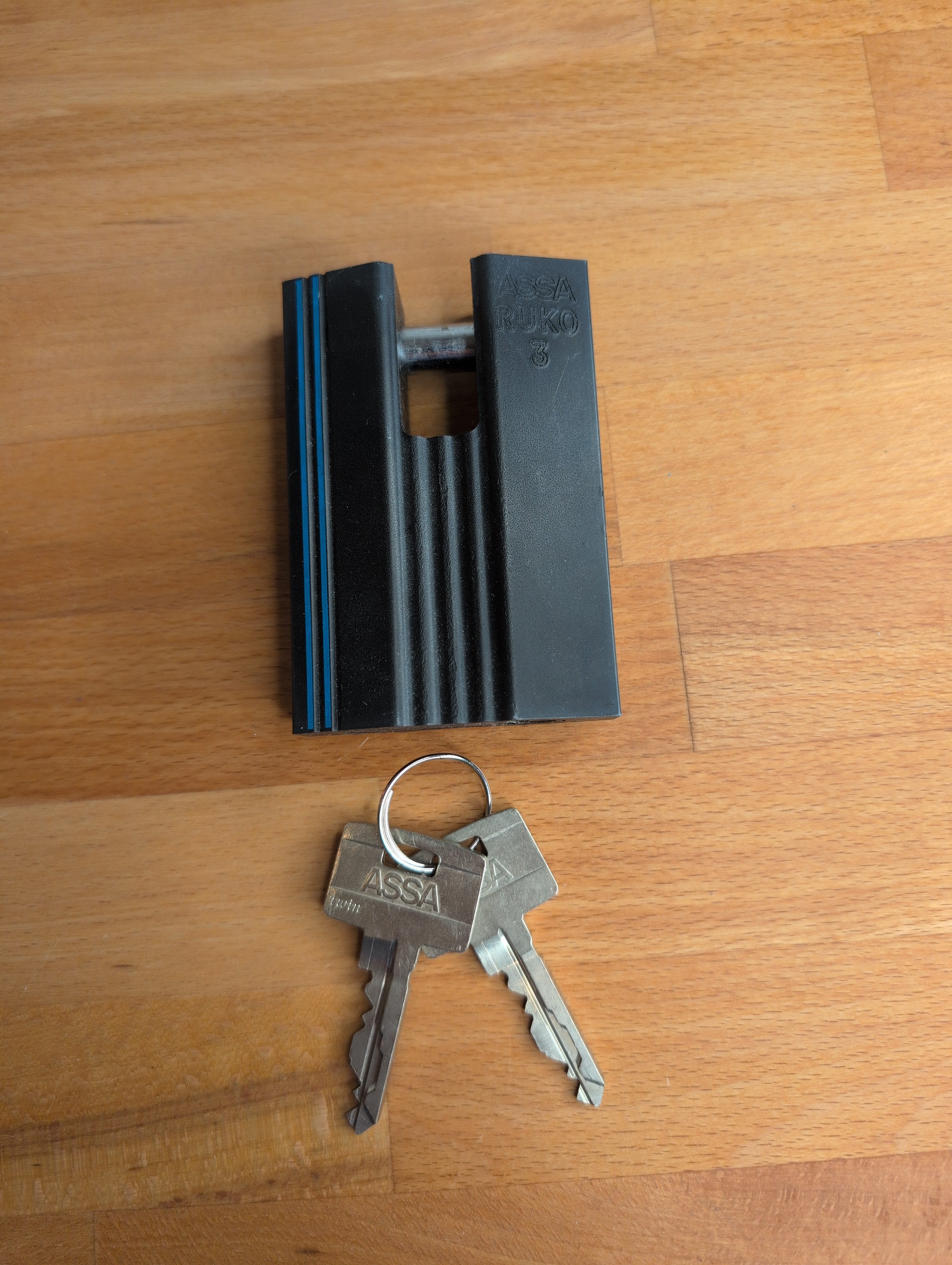 Assa Ruko 3 mit Twin 6000 Kern - Vorhängeschloss (gebraucht)