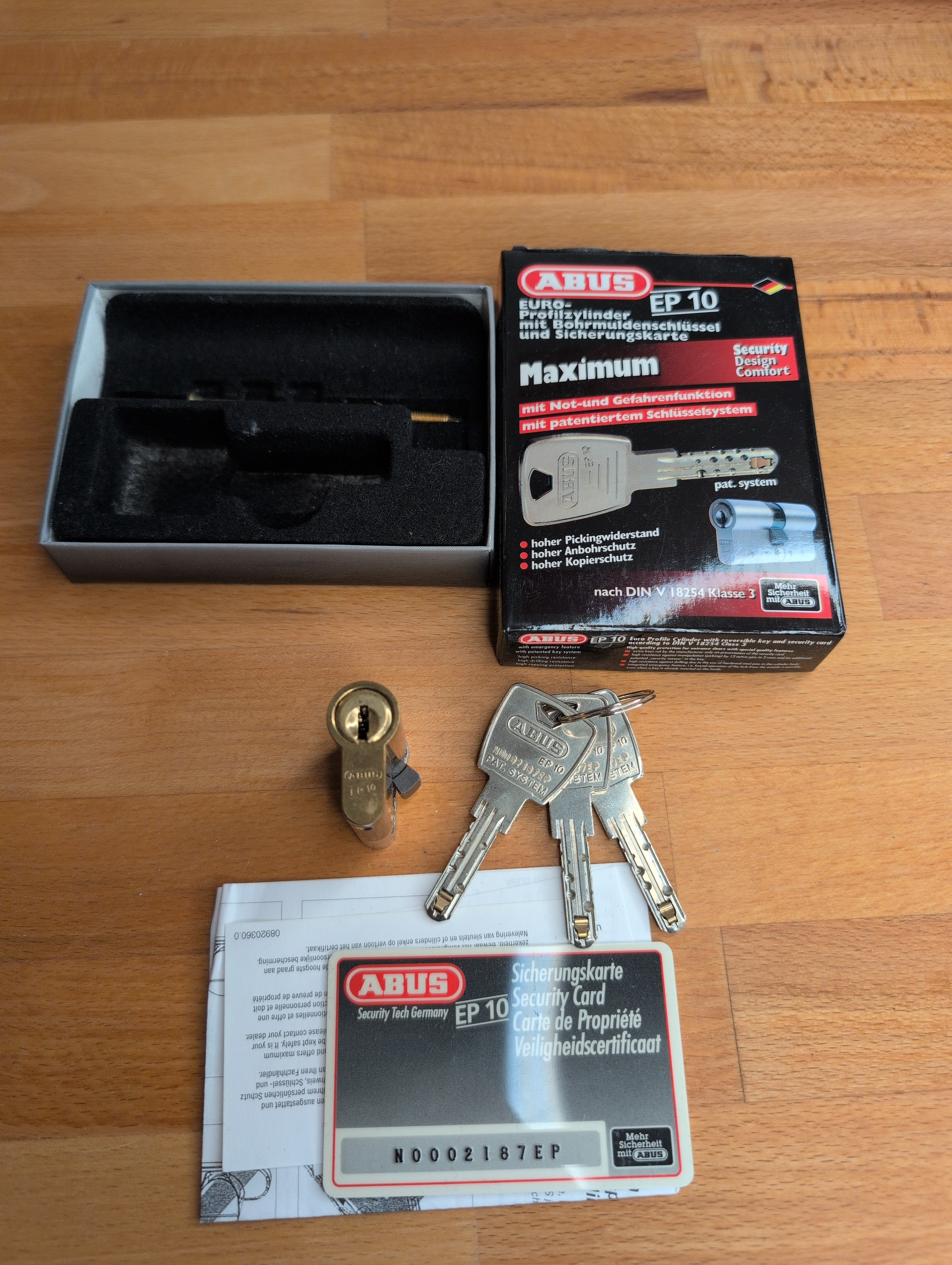 Abus EP 10 Europrofil-Halbzylinder in 30mm/10mm (gebraucht)