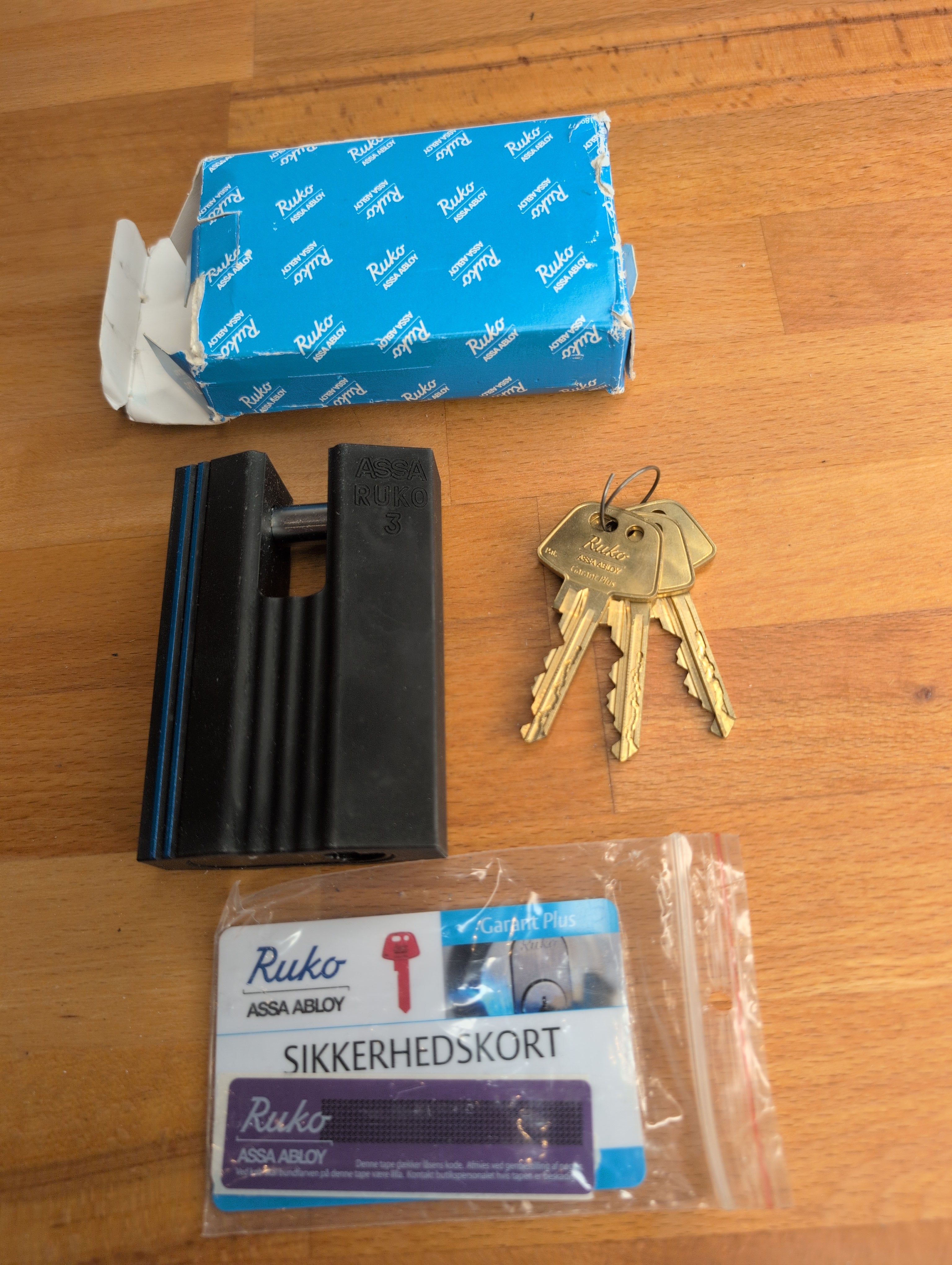 Assa Ruko 3 Garant+ / Garant Plus - Vorhängeschloss (gebraucht)