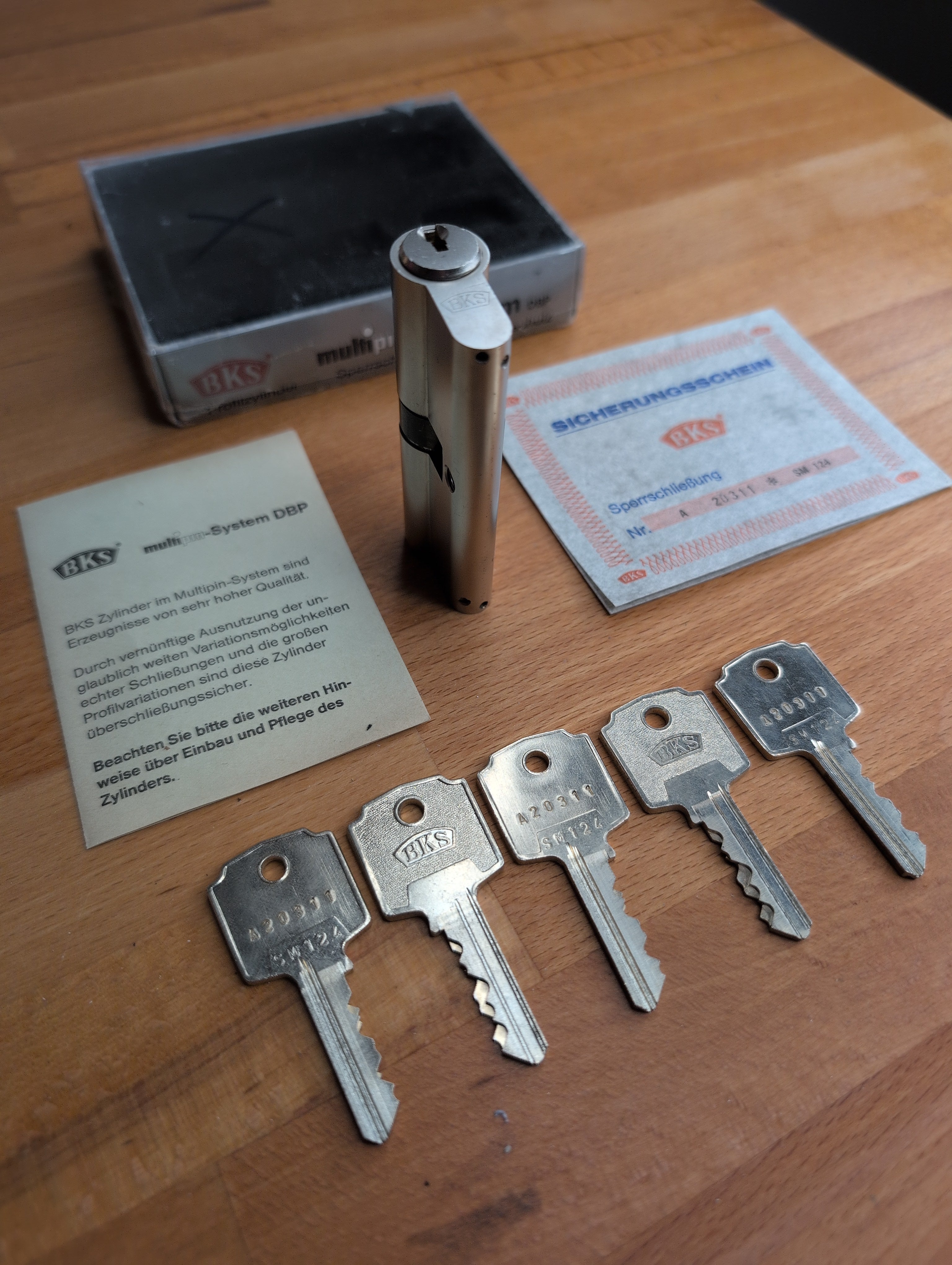 BKS MultiPin (System DBP) Europrofil-Doppelzylinder in 37mm/42mm