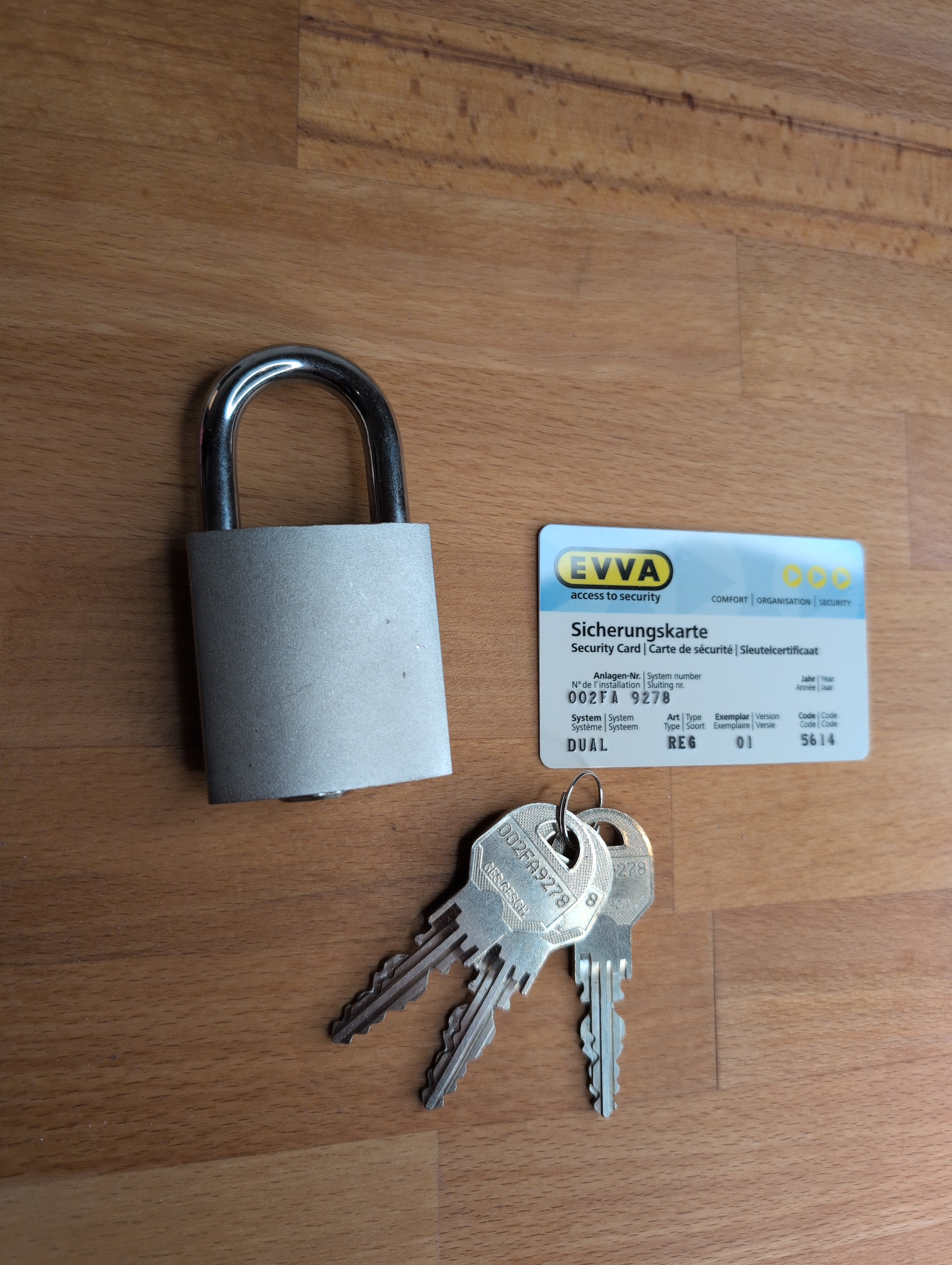 Evva Dual (DS) - Vorhängeschloss (gebraucht)
