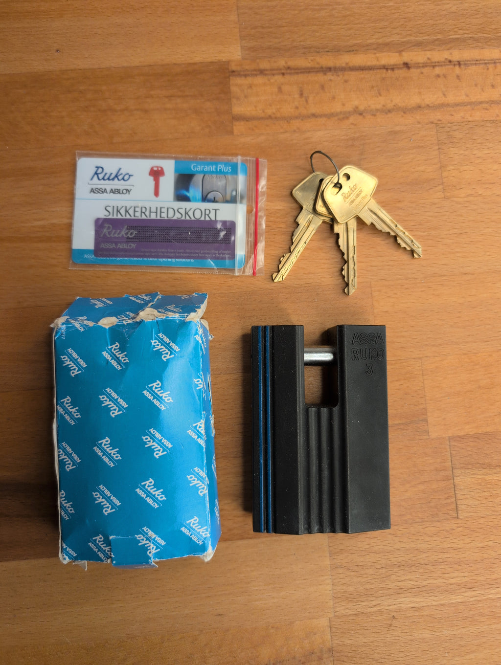 Assa Ruko 3 Garant+ / Garant Plus - Vorhängeschloss (gebraucht)