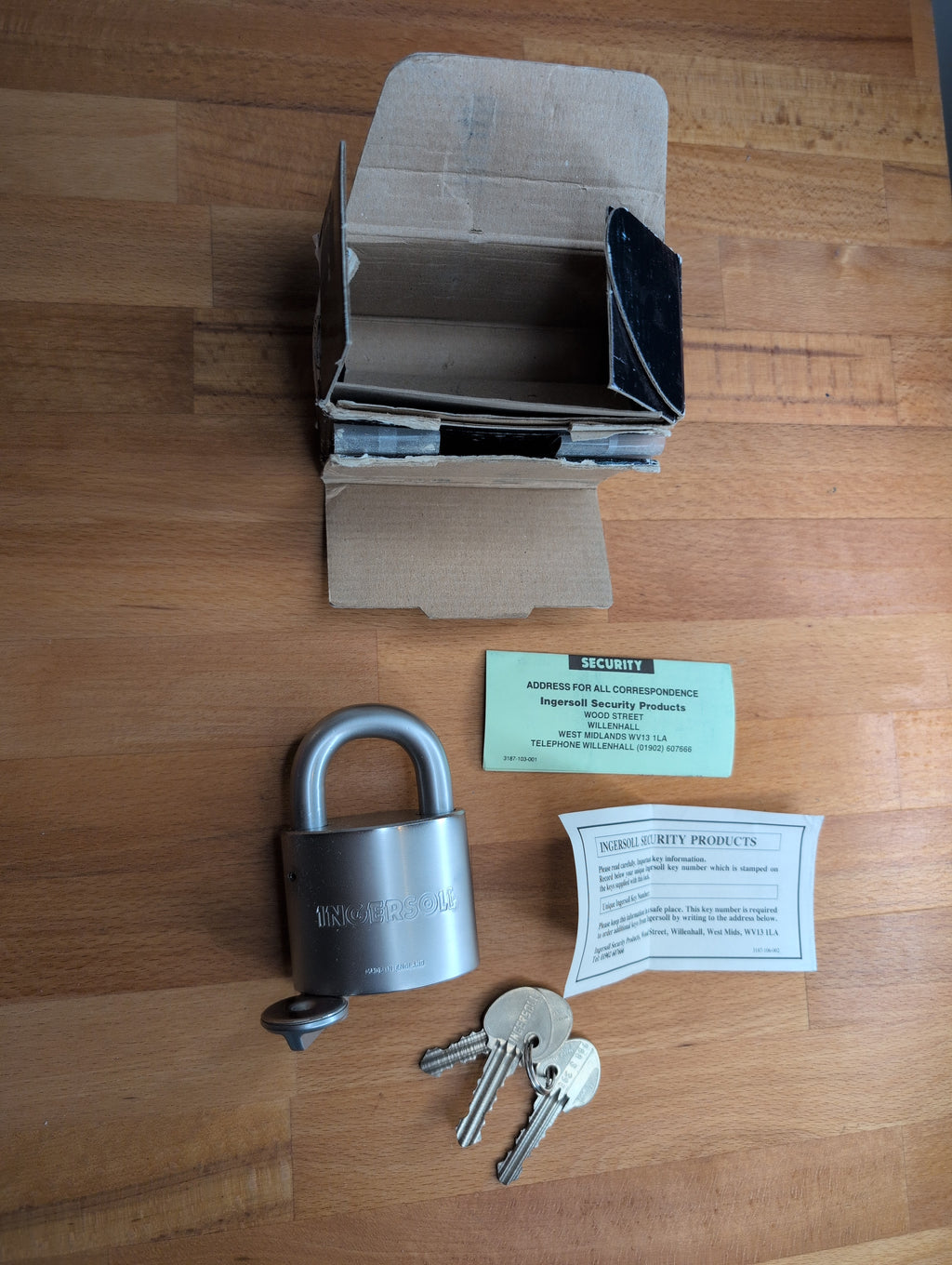 Ingersoll 700 - Vorhängeschloss (gebraucht)