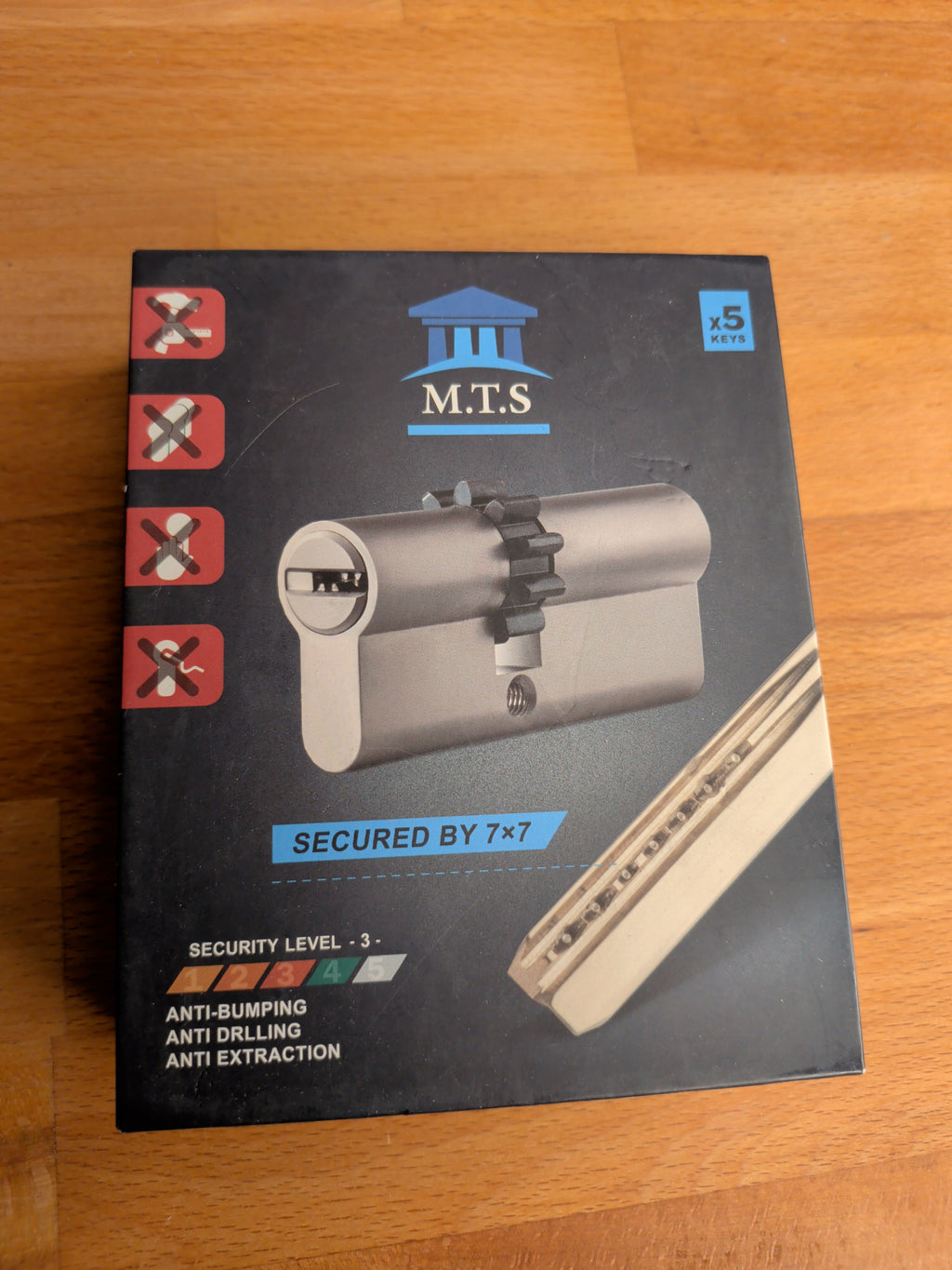 MTS (ähnlich wie Mul-T-Lock 7x7) Europrofil-Doppelzylinder