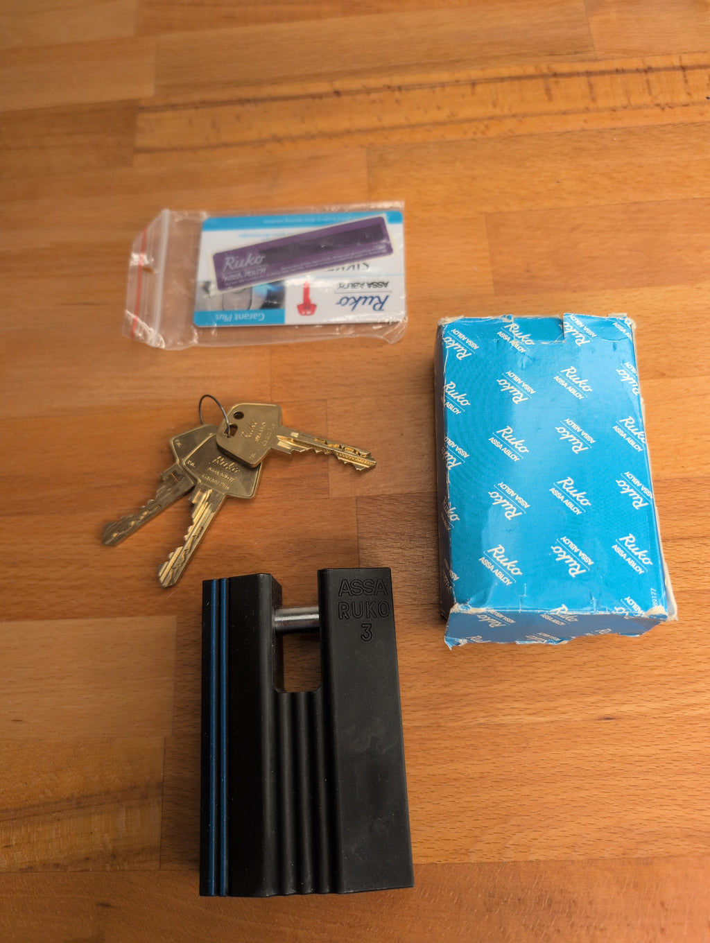 Assa Ruko 3 Garant+ / Garant Plus - Vorhängeschloss (gebraucht)