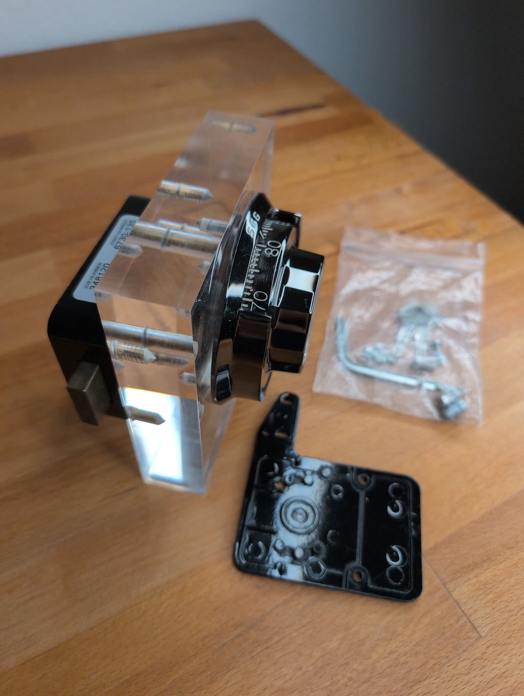 Sargent Greenleaf (S&G) 6730 Tresorschloss ZKS Plexiglasmodell (gebraucht)