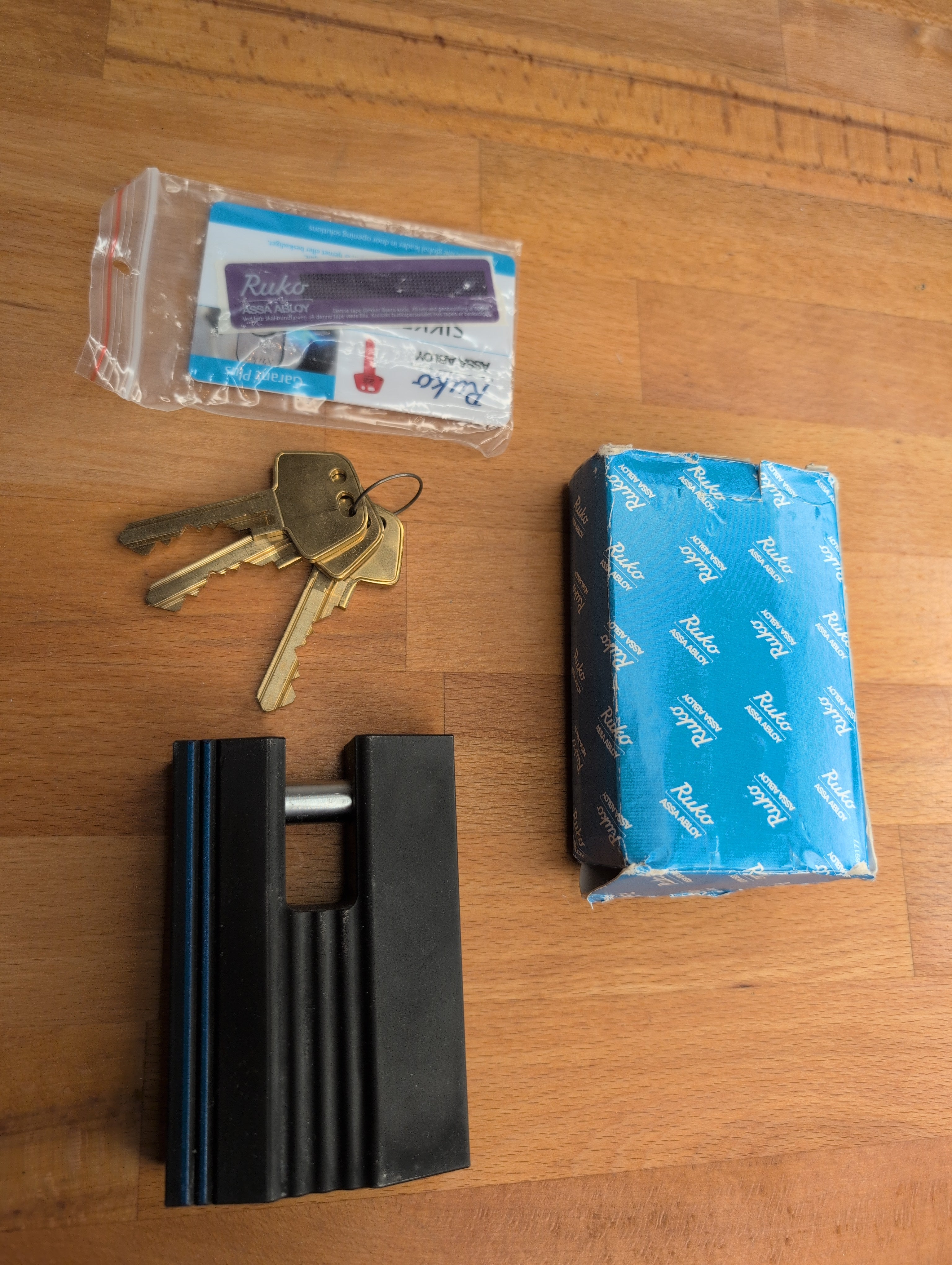 Assa Ruko 3 Garant+ / Garant Plus - Vorhängeschloss (gebraucht)