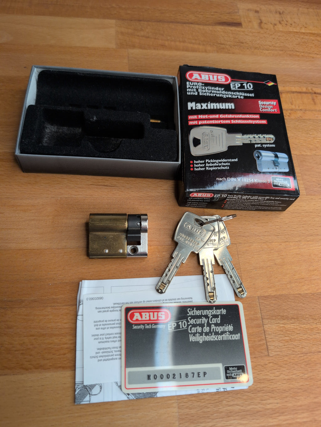 Abus EP 10 Europrofil-Halbzylinder in 30mm/10mm (gebraucht)