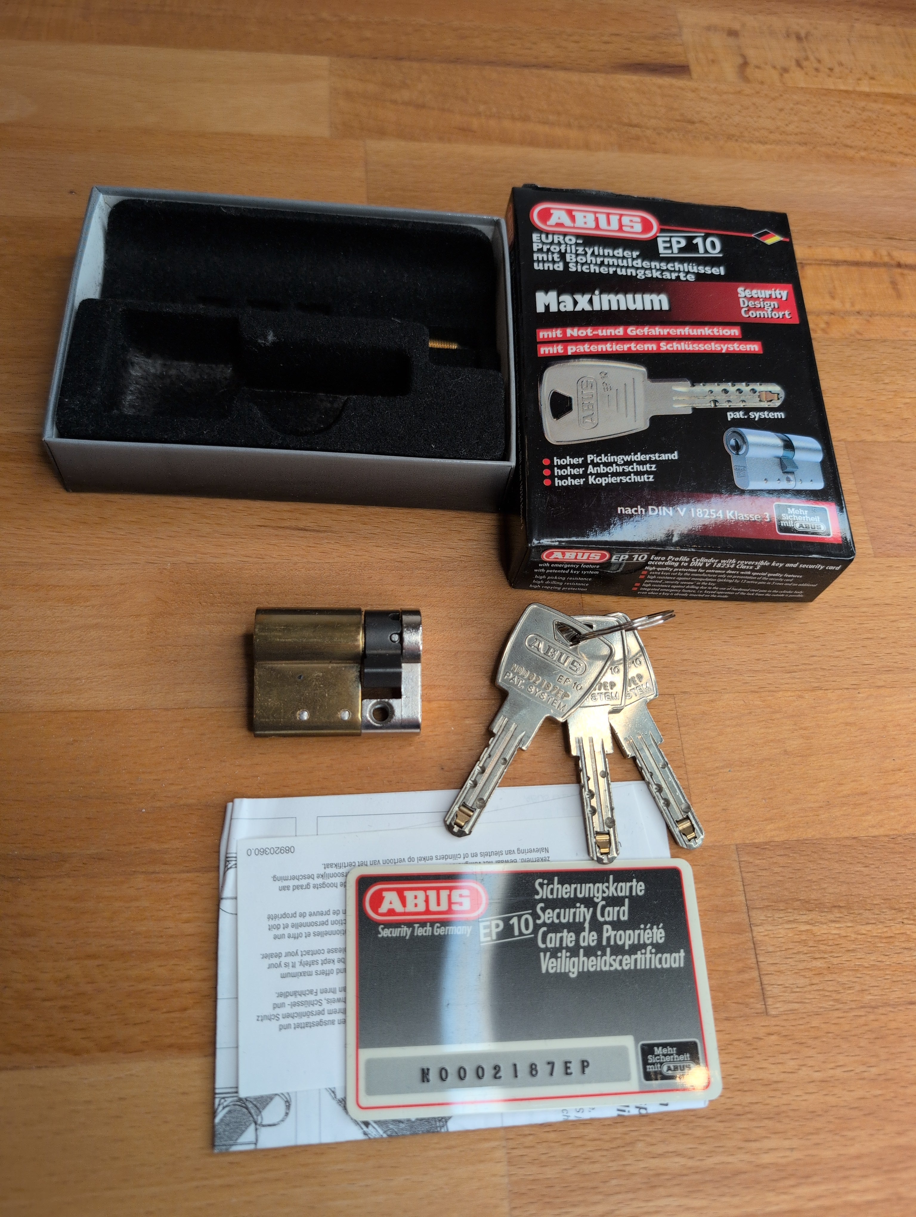 Abus EP 10 Europrofil-Halbzylinder in 30mm/10mm (gebraucht)