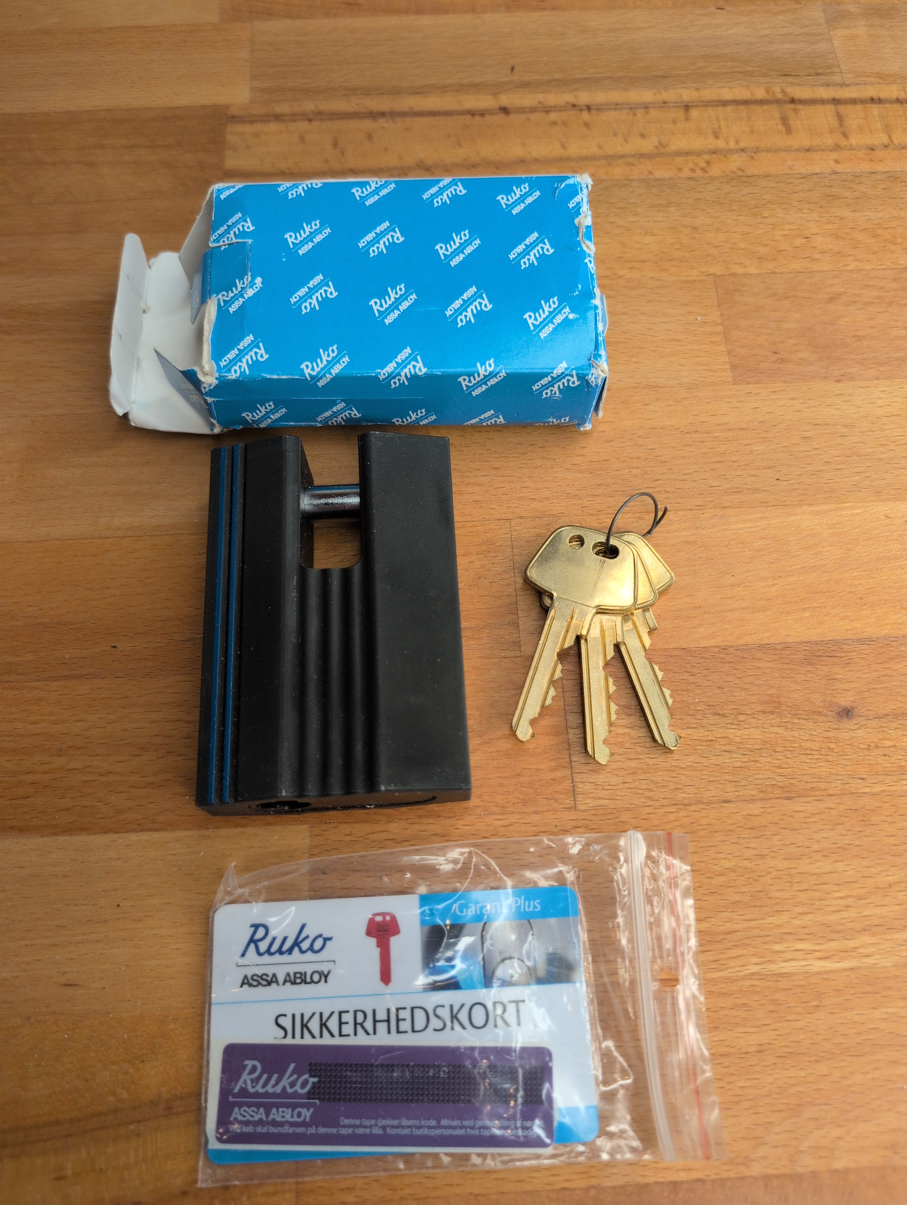 Assa Ruko 3 Garant+ / Garant Plus - Vorhängeschloss (gebraucht)