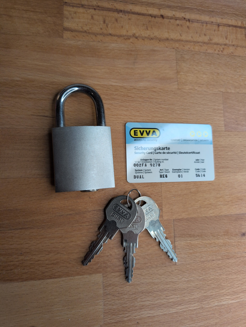 Evva Dual (DS) - Vorhängeschloss (gebraucht)