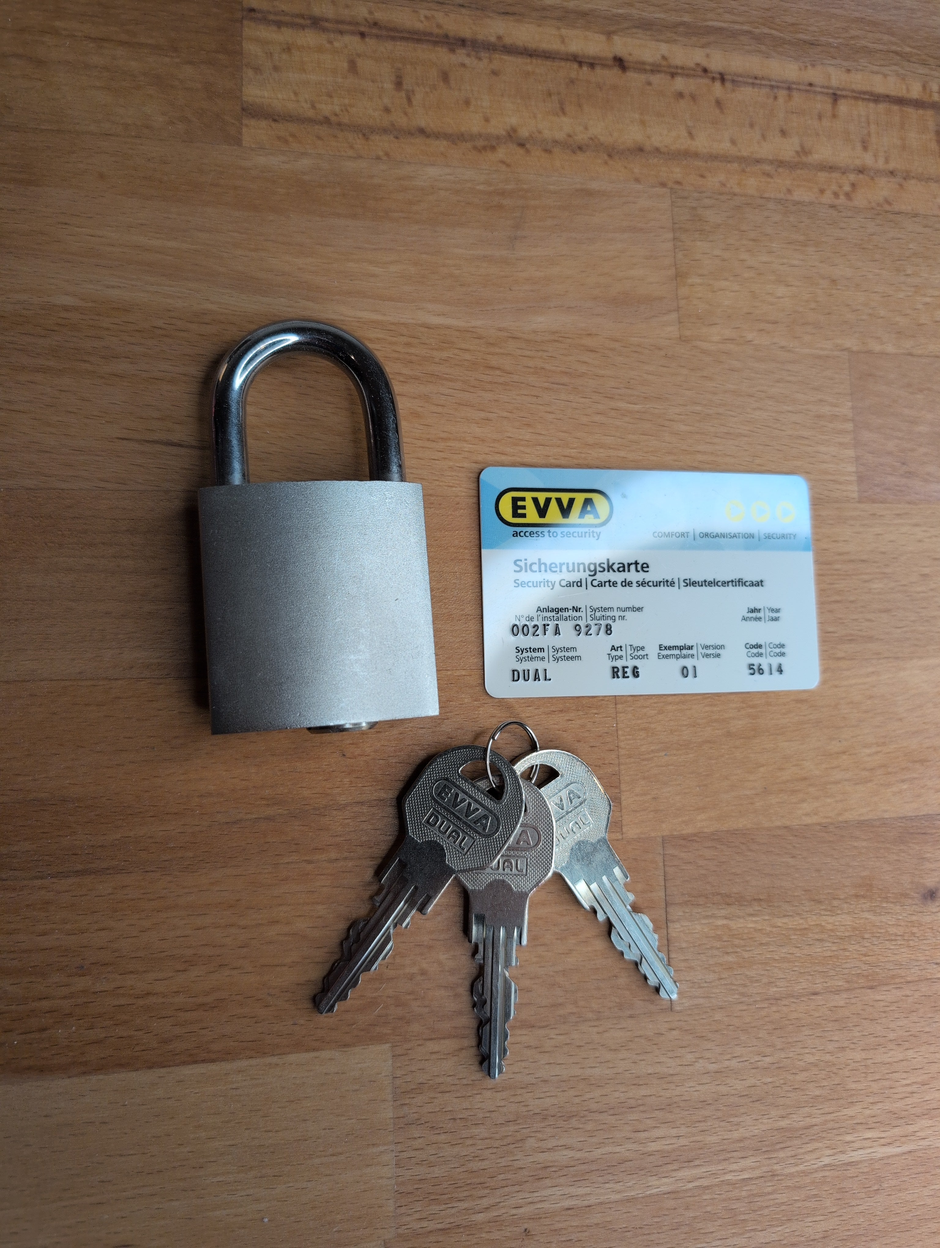 Evva Dual (DS) - Vorhängeschloss (gebraucht)