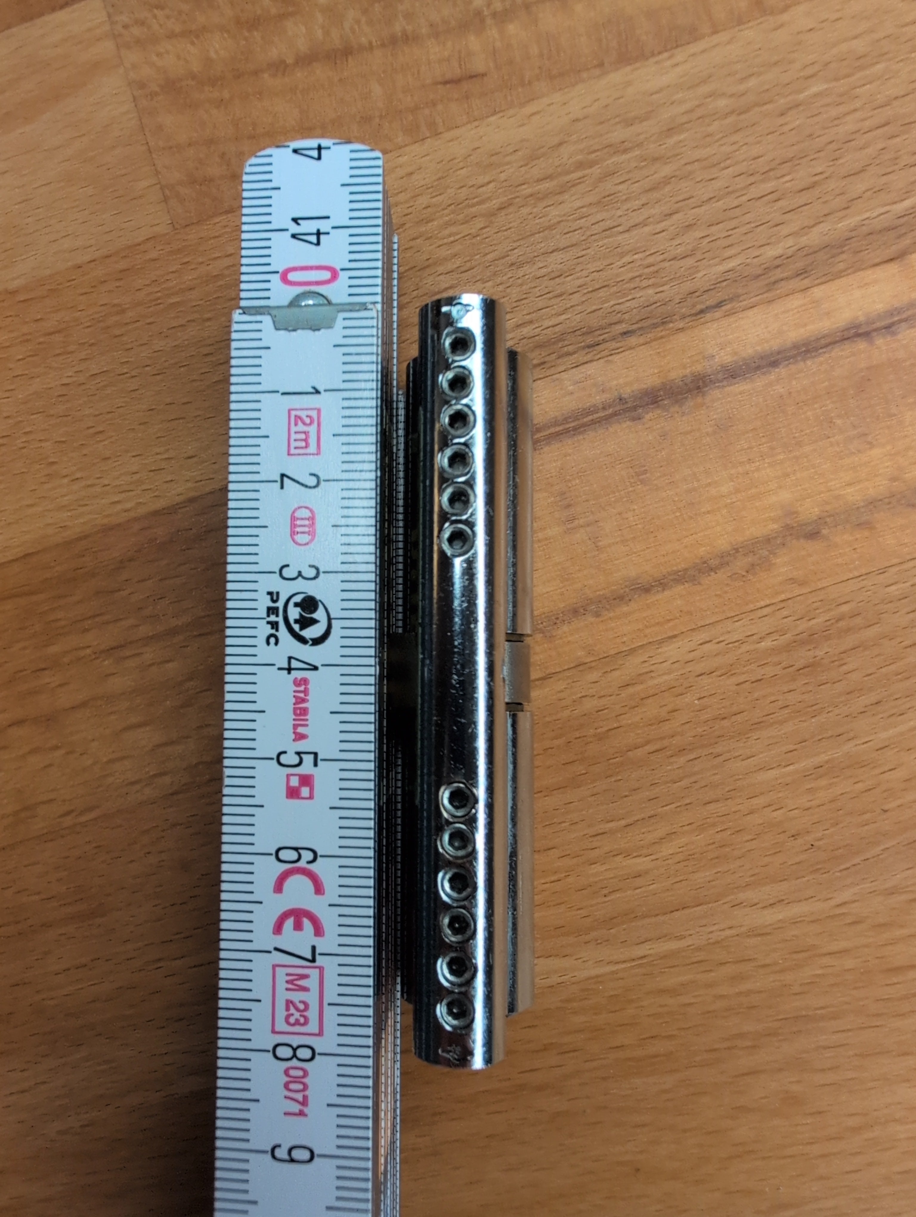 Medeco Biaxial - Europrofil-Doppelzylinder in 40mm/40mm (gebraucht)