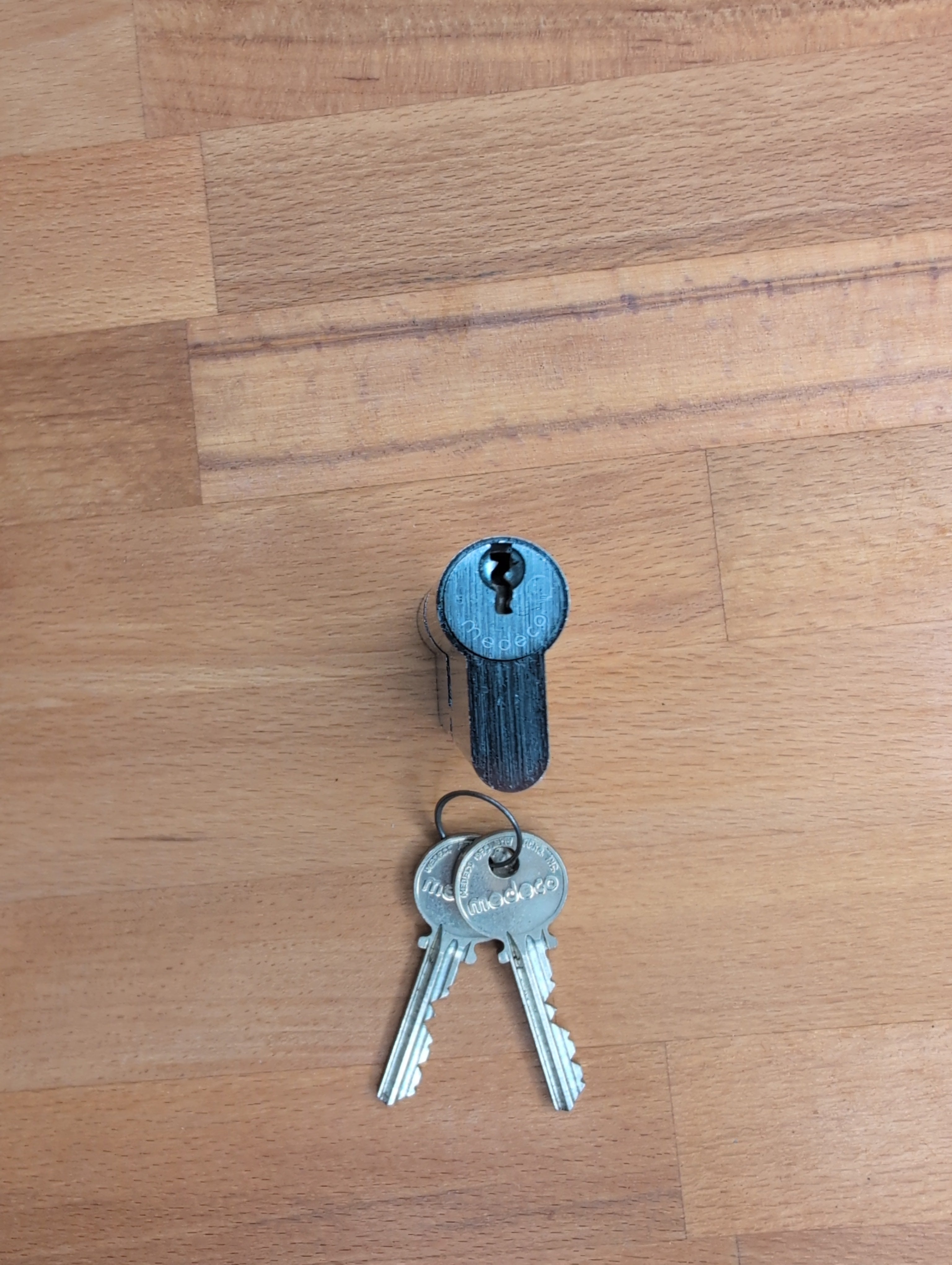 Medeco Biaxial - Europrofil-Doppelzylinder in 40mm/40mm (gebraucht)