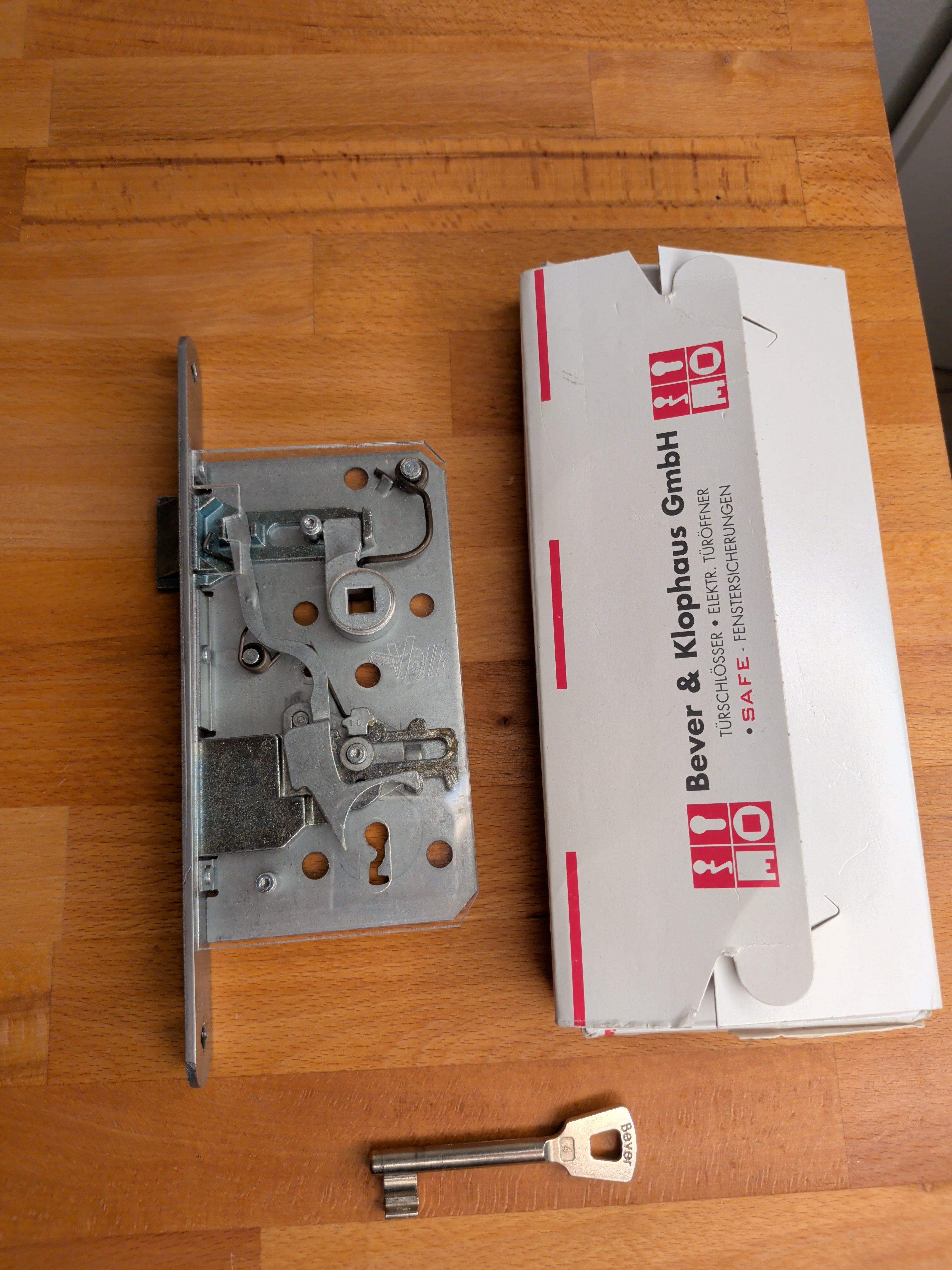 Bever Plexiglas-Buntbartschloss Präsentationsmodell